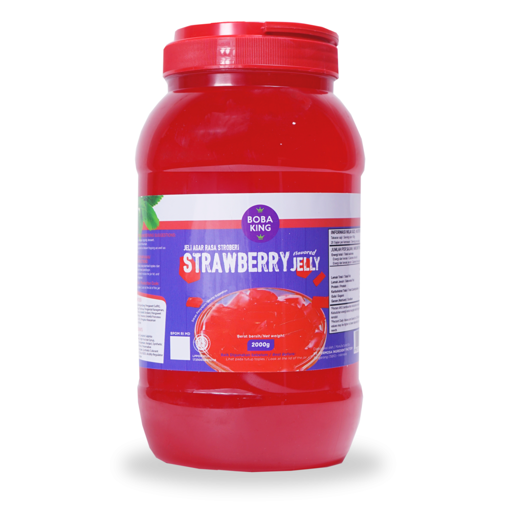 BOBA KING JELLY STRAWBERRY 6 X 2 KG